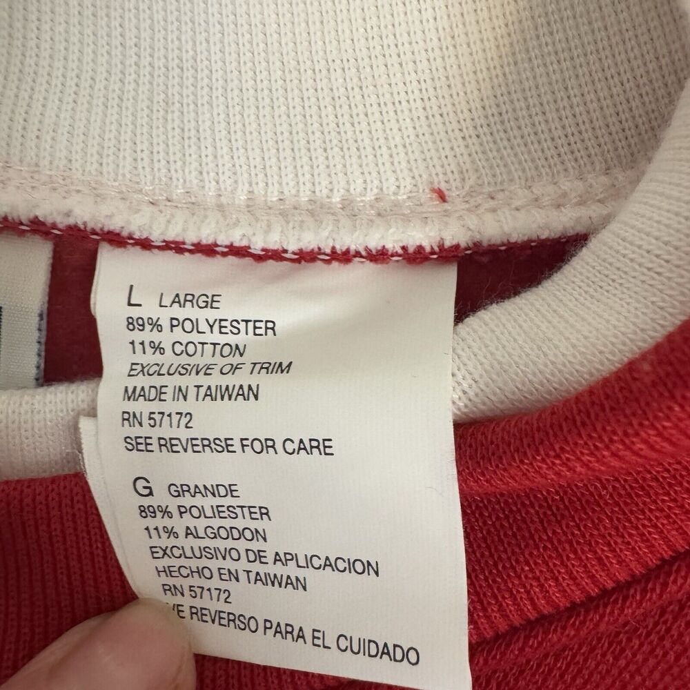 Vintage Red Kittens Sweatshirt Basic Editions Wom… - image 7